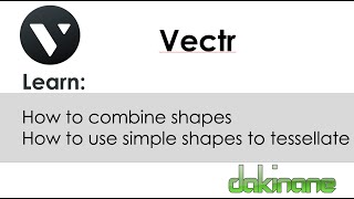 Using Vectr to create irregular shapes for tessellating [upl. by Amieva854]