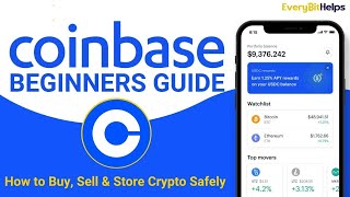 Coinbase Tutorial amp Review Beginners Guide on How to Use Coinbase to Buy amp Sell Crypto [upl. by Yeleak565]