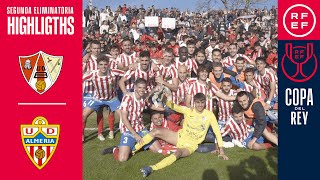 Resumen  Copa del Rey  UD Barbastro 1 – 0 UD Almería  Segunda Eliminatoria [upl. by Yllaw]