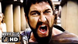 This Is Sparta Scene  300 2006 Gerard Butler Movie CLIP HD [upl. by Mayhew992]