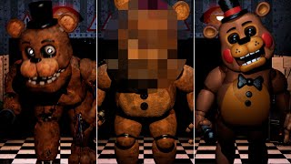 FNAF 2 Deluxe Edition  New Animations Brightened amp Game Over Screens [upl. by Samala263]