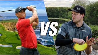 Golf vs Disc Golf [upl. by Wellington]