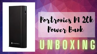 Portronics power bank M 20k Unboxing unboxing tech technology amazon powerbank chargers 2023 [upl. by Therine114]