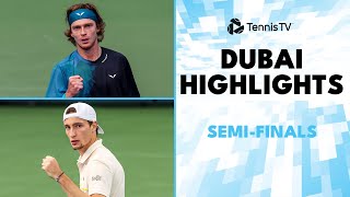 Rublev vs Bublik Drama Medvedev Faces Humbert  Dubai 2024 SemiFinal Highlights [upl. by Hadrian]