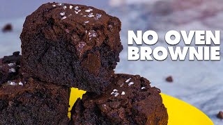 No Oven Brownies Recipe for Beginners Easy No Bake Brownies Recipe [upl. by Orlando484]