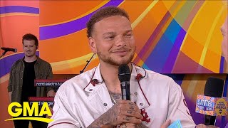 Kane Brown talks fatherhood new music and making history [upl. by Aicerg90]