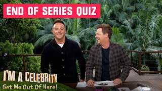 Ant and Decs End Of Series Quiz  Im A Celebrity Get Me Out of Here [upl. by Senecal]