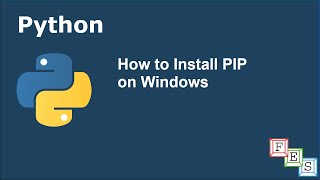 How to Install PIP on Windows [upl. by Rakso]