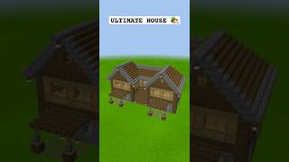 MINECRAFT ULTIMATE HOUSE 🏡 Tutorial shorts gamifymitul [upl. by Ykcul]