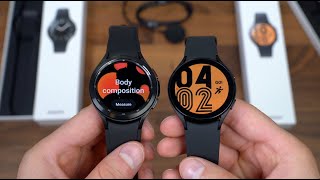 Samsung Galaxy Watch 4 Classic vs Galaxy Watch 4 Unboxing [upl. by Salman852]