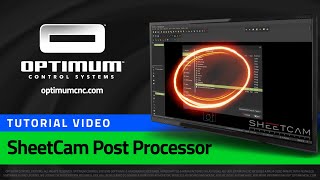 OptimumCNC 20 Sheetcam Post Processor [upl. by Berti376]