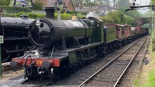 GWR 2800 Class  2857  Freight Demo  Mid Hants Railway  Watercress Line  Alresford  020522 [upl. by Ardnuhsed]