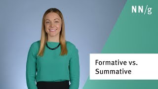 Formative vs Summative Usability Evaluation [upl. by Atalaya]