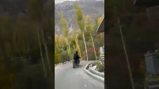 A bike ride through autumn is like a journey through a living painting  Northern Pakistan [upl. by Otxilac]