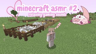 minecraft asmr 2 ೀ lets explore rambling keyboard sounds mouse clicking tapping etc [upl. by Heurlin]