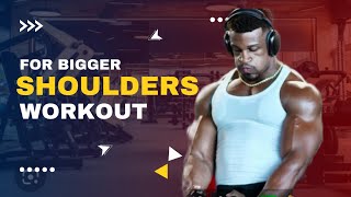 Best exercises for bigger shoulder  Gym Short Motive [upl. by Astera]