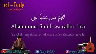 Sholawat assadah Hadroh  Karaoke  instrumental Hadroh  Nada F  صلاة السعادة  Merdu [upl. by Amikat155]