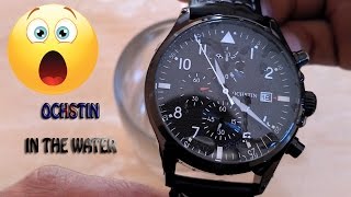 Review OCHSTIN Outdoor Working Subdial 3ATM Men Quartz Watch  Chronograph  From gearbest [upl. by Kore787]