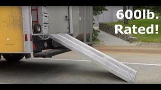 UltraTow Aluminum Mobility Ramp Set 1200Lb Capacity 30inW x 72inL [upl. by Lek]