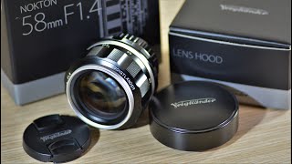 Voigtlander 58mm F14 lens [upl. by Ingalls]