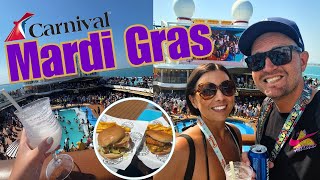 EMBARKATION DAY  Carnival Mardi Gras Cruise  Sail Away Party  Cabin Tour  April 2024 [upl. by Lesig2]