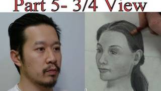 Part 5 Draw Head 34 View Step by Step  Tutorial [upl. by Kendricks]