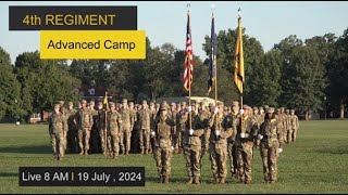 4th Regiment Advanced Camp Graduation Ceremony CST 2024 [upl. by Nnaecarg805]