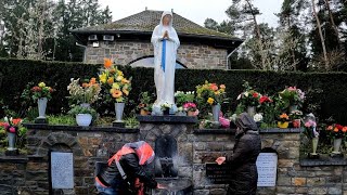 VISITING THE SANCTUARY OF OUR LADY OF BANNEUX PALM SUNDAY [upl. by Narej751]