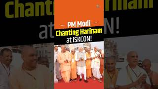 PM Modi Joins ISKCON’s Spiritual Vibes Hare Rama Chants in Panvel [upl. by Amelia]