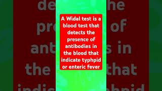 What is Widal Test [upl. by Mackoff]