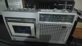 National Panasonic RQ443 radio cassette player [upl. by Noir285]