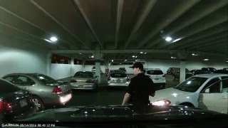 Idiots blocking cars in the parking garage  Ogden Megaplex 13 [upl. by Brant]