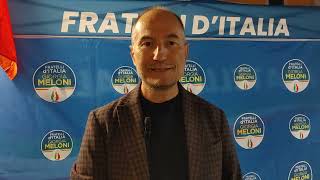 Festa del tesseramento di Fratelli dItalia intervista a Maurizio Pangia [upl. by Ahsenyl]