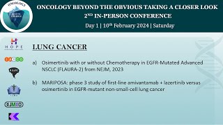 2nd Oncology Beyond the Obvious OBTO InPerson Conference  Lung Cancer [upl. by Derdlim691]