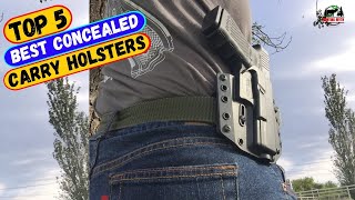 Best Concealed Carry Holsters of 2024  Top 5 Concealed Carry Holster Reviews [upl. by Arimas]