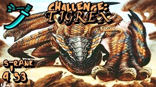 ┌MHXMHGEN┘ Trainingsschool  Challenge Tigrex  SRank Solo  453 Longsword [upl. by Olecram]