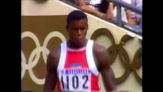 1988 Olympics 100m Semifinal 1 Seoul South Korea [upl. by Carlo]