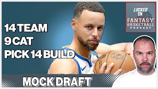 NBA Fantasy Basketball Mock Draft  14 Team Draft H2H Steph Curry Build [upl. by Truda]