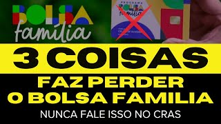 BOLSA FAMILIA 2024  NUNCA FAÇA ESSAS 3 COISAS [upl. by Mabelle]