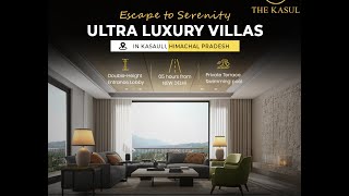 Drone shoot  The Kasul  Luxury Villas for sale in Kasauli [upl. by Yssak]