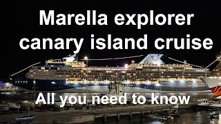 Marella Cruises all you need to know before an xmas canary island cruise on TUIs Marella explorer [upl. by Surazal]