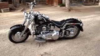 Harley Davidson Fatboy Evo 1340 Sound [upl. by Luapleahcim818]