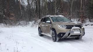 Dacia Duster snow 4x4 drive [upl. by Oxley553]