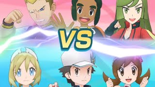 Pokémon Masters EX OffRegion Take On Hau Extreme Battle [upl. by Novyaj982]