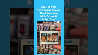 1973 Topps Rookie Third Basemen Mike Schmidt amp Ron Cey mlb tiktok baseball baseballcards ropps [upl. by Goldman293]