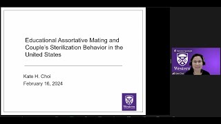 Educational Assortative Mating and Couples’ Sterilization Behavior [upl. by Enyrhtak]