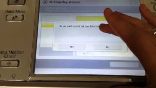 Canon imageRUNNER ADVANCE C5255  How to Print a Configuration Page [upl. by Germann]