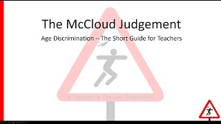 Teacher Pensions and the McCloud Judgement [upl. by Loyce215]