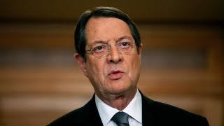 President Anastasiades explains quotpainfulquot bailout decision in TV address [upl. by Notlek]