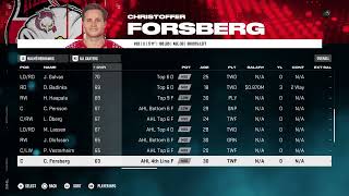 NHL 25 Malmö Redhawks Overall Player Ratings [upl. by Dreyer]